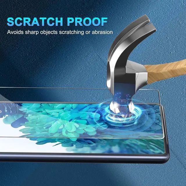 Alt view image 3 of 7 - BONAEVER [3+3 Pack] Glass Screen Protector for Samsung Galaxy S20 FE with Camera Lens Protector, 3D Curved, 6.5 inch 9H Tempered Glass for Samsung Galaxy S20 Fan Edition 5G/4G Glass Screen Protector