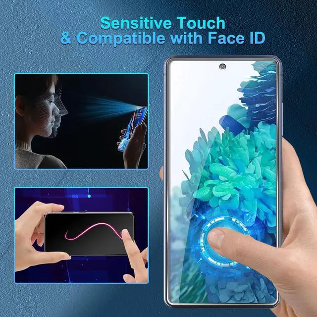 Alt view image 7 of 7 - BONAEVER [3+3 Pack] Glass Screen Protector for Samsung Galaxy S20 FE with Camera Lens Protector, 3D Curved, 6.5 inch 9H Tempered Glass for Samsung Galaxy S20 Fan Edition 5G/4G Glass Screen Protector