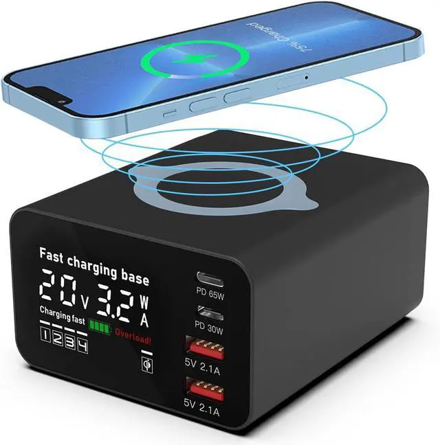Main image of BONAEVER Multi Charging Station, 110W 4Port Usb Charging Station, Multiple Usb Charger Station, Charging Station for Multiple Devices, Multi Usb Charging Station, Chargers for Multiple Devices