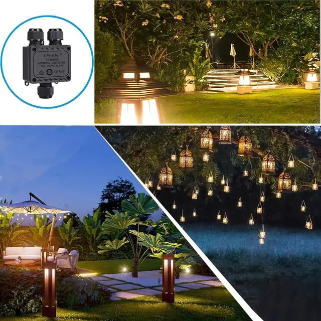 Alt view image 7 of 7 - BONAEVER Outdoor Junction Box,ip68 Waterproof Junction Box,3-Way Y Outdoor Junction Box Waterproof,Underground Electrical Junction Box,Waterproof Junction Box Outdoor 5-12mm Electrical Junction Box
