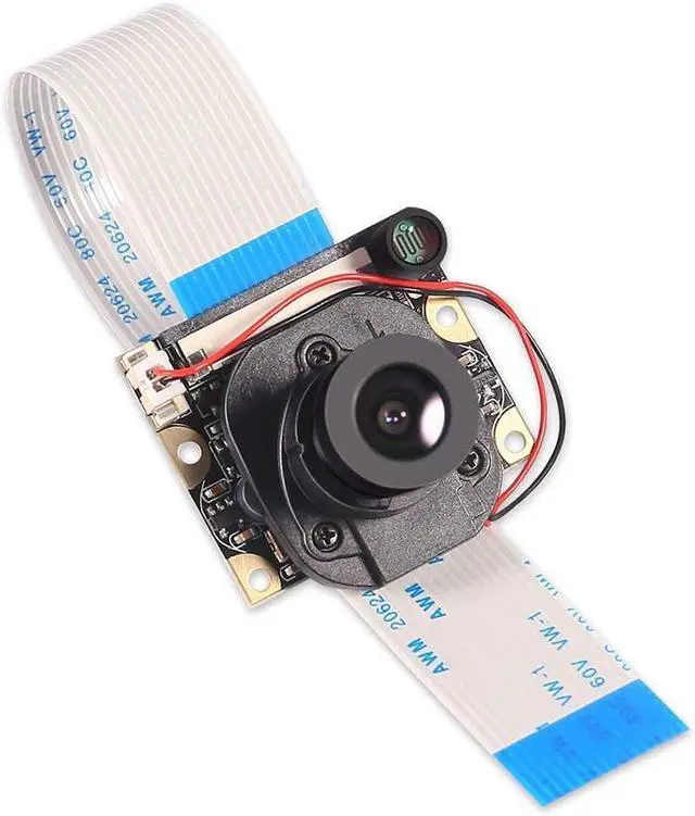 Alt view image 3 of 7 - BONAEVER for Raspberry Pi 4 B 3 B+ Camera Module Automatic IR-Cut Switching Day/Night Vision Video Module Adjustable Focus 5MP OV5647 Sensor 1080p HD Webcam for Raspberry Pi 2/3 Model B Model A A+