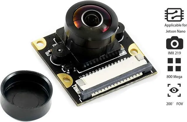 Alt view image 5 of 7 - BONAEVER 8MP IMX219-200 Camera, 8 Megapixels, 3280x2464 Resolution, 200 FOV, Compatible with Jetson Nano & Raspberry Pi CM3/3+