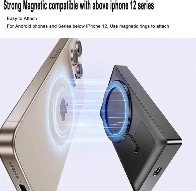 Alt view image 3 of 7 - BONAEVER Magnetic Phone Vlog Selfie Monitor Screen, Phone Rear Camera with 3 Levels Brightness, 3.97 inch HD Display for Vlog Live Stream TikTok