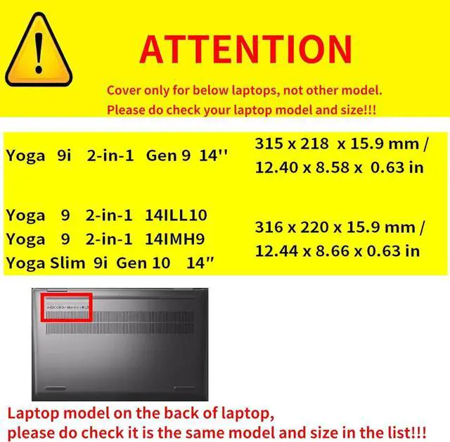 Alt view image 2 of 7 - BONAEVER Laptop Case Cover for 14 inch Lenovo Yoga 9 2-in-1 14ILL10 / 14IMH9 & Yoga 9i 2-in-1 Gen 9 & Yoga Slim 9i Gen 10,PU Leather Notebook PC Protective Sleeve with Pen Holder Wine Red