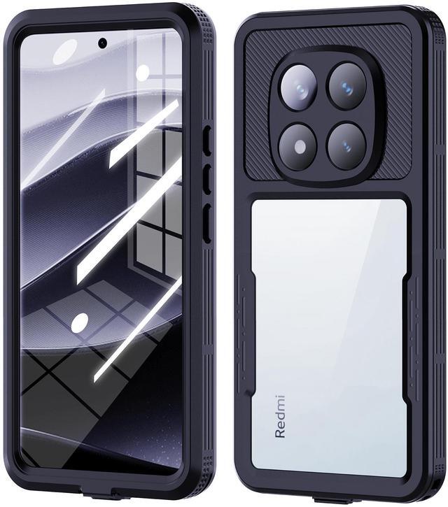 Main image of For Xiaomi Redmi Note 14 Pro 5G Case Waterproof, Built-in Screen & Camera Protector IP68 Underwater Full Body Military Dropproof Shockproof Cover