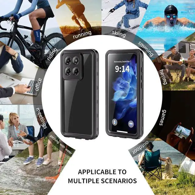 Alt view image 7 of 7 - BONAEVER for Motorola Moto G Stylus 5G 2025 Case [Not fit for 2024 2023], IP68 Waterproof Dustproof Built-in Screen Protector, Rugged Full Body Shockproof Phone Cover