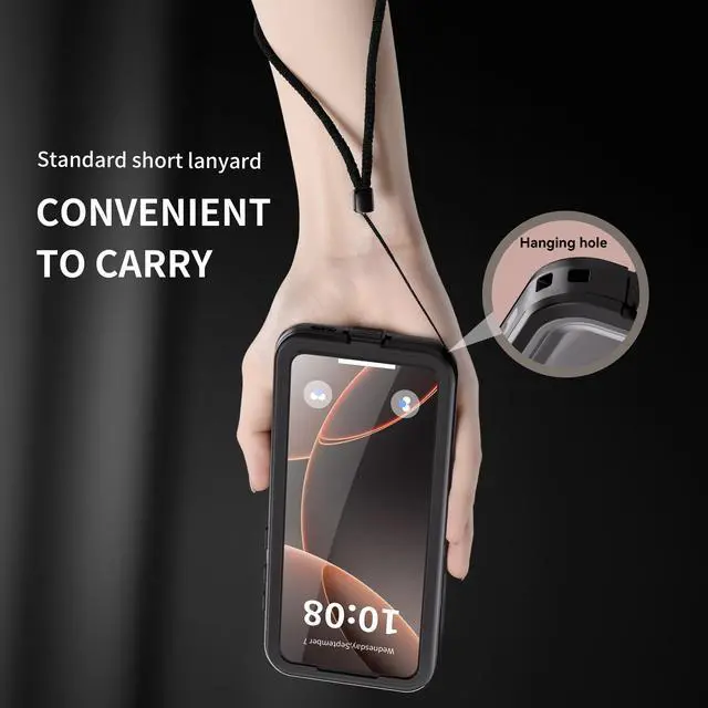 Alt view image 5 of 7 - BONAEVER Waterproof Case for Samsung Galaxy A56 5G 6.7 inch 2025 Snowproof, Dustproof and Shockproof, IP68 Certified Full Body Protection Fully Sealed Underwater Protective Cover for Samsung A56 5G