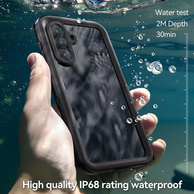 Alt view image 3 of 7 - BONAEVER Waterproof Case for Samsung Galaxy A56 5G 6.7 inch 2025 Snowproof, Dustproof and Shockproof, IP68 Certified Full Body Protection Fully Sealed Underwater Protective Cover for Samsung A56 5G