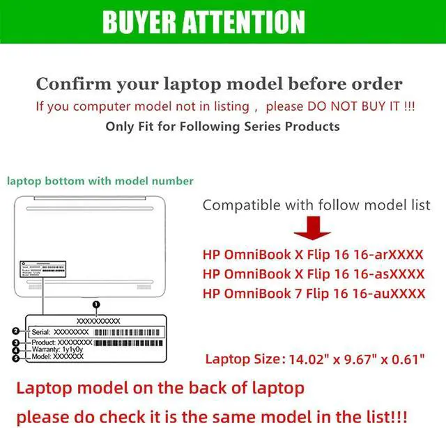 Alt view image 2 of 7 - BONAEVER Laptop Cover Case for HP OmniBook X Flip 16 16-arXXXX/16-asXXXX & OmniBook 7 Flip 16-auXXXX 16inch [not Compatible with Any Other Model] 2-in-1 PU Leather Notebook Sleeve Wine Red