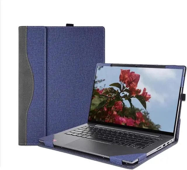 Main image of BONAEVER Laptop Cover Case for Lenovo ThinkBook 16 G8 IRL & for G7 ARP IML QOY & for ThinkBook 16 G6 ABP/IRL Sleeve [not for Other Models],PU Leather 16 inch Protective Notebook PC Bag Blue