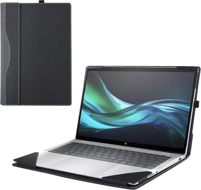 Main image of BONAEVER Laptop Case Cover Only for HP Elite x360 1040 G11 2-in-1 14" Notebook PC 2024-2025 (NOT Working with Other Models). PU Leather Shell Notebook Sleeve