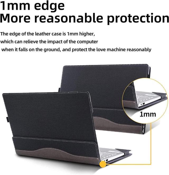 Alt view image 4 of 7 - BONAEVER Laptop Cover Case for HP Elite x360 1040 G11 / EliteBook 1040 14 inch G11 & Lenovo ThinkPad X13 Yoga Gen 1, Notebook PC Protective Sleeve Bag PU Leather Shell