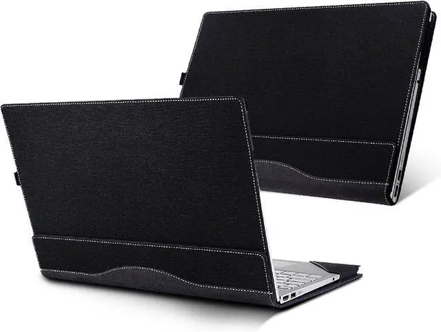 Alt view image 7 of 7 - BONAEVER Laptop Case Cover for Dell Pro 16 Plus (PB16250/PB16255) & Pro16 PC16255/PC16250 &for Dell 16 Plus DB16250 Sleeve, PU Leather Notebook PC Protective Bag with Pen Holder
