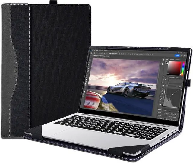 Main image of BONAEVER Laptop Cover Case for 15.6 inch Samsung Galaxy Book 4/3 /2 & 15.6'' Galaxy Book 4/3 /2 360 & for 15.6inch Galaxy Book 2/3 Pro 360,Detachable PU Leather Protective Sleeve Bag Accessories