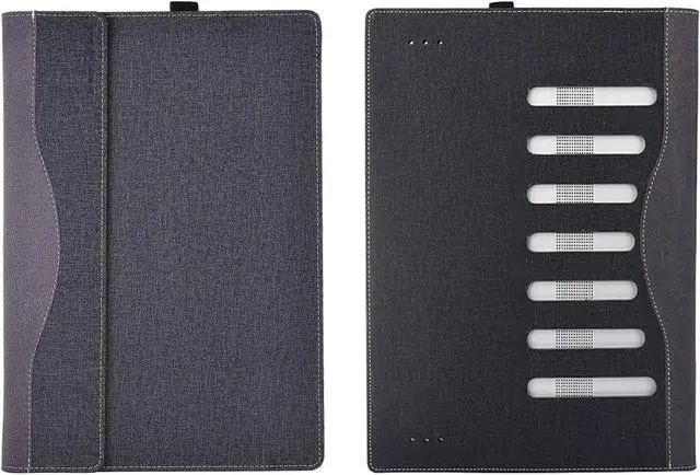 Alt view image 3 of 7 - BONAEVER Laptop Cover Case for ASUS ROG Zephyrus G16 16 inch 2024 2025 [not Compatible with Any Other Model] 2-in-1 PU Leather Detachable Notebook Sleeve Computer Bag Protective