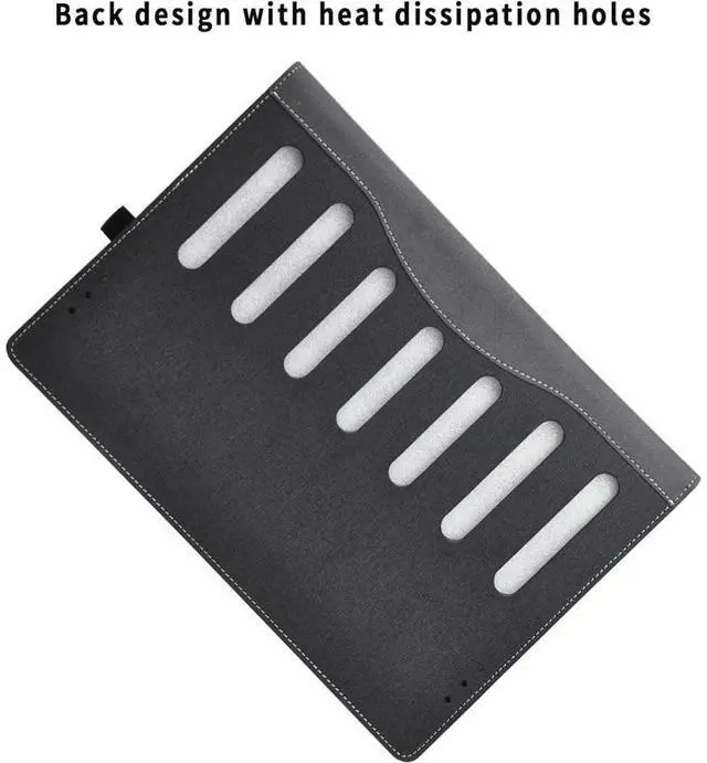 Alt view image 4 of 7 - BONAEVER Laptop Case Cover for HP ZBook Power 15.6 inch G7 G8 G9 G10 [Not for 16 inch],Detachable PU Leather Notebook PC Protective Bag Sleeve