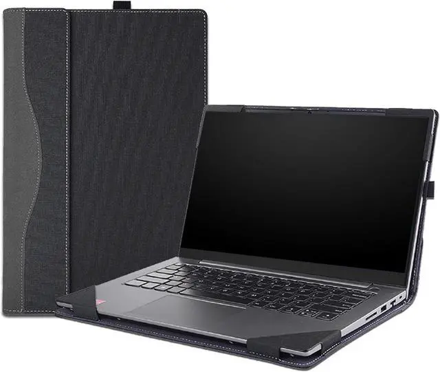 Main image of BONAEVER Laptop Cover Case for HP 240 14 inch G10 & for HP 245 14 inch G10 Notebook PC Sleeve,PU Leather Detachable Protective Case Bag Accessories