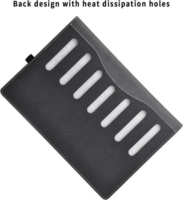 Alt view image 5 of 7 - BONAEVER Laptop Case Cover for 14 inch Lenovo K14 Gen 2 & for K14 Gen 3 Sleeve[not for K14 Gen 1],Separable PU Leather Notebook PC Shell Bag Accessories