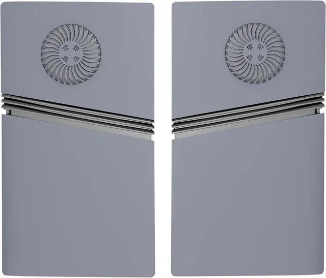 Alt view image 5 of 7 - BONAEVER FacePlates for PS5 Pro Digital Edition Face Plates with Cooling Vents ABS Anti-Scratch Dustproof Protective Shell Cover, Replacement FacePlate for Playstation 5 Pro Digital Grey