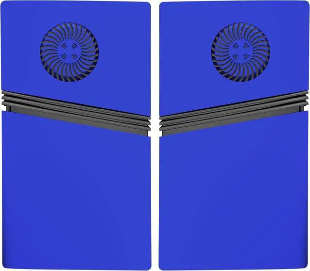 Alt view image 4 of 7 - BONAEVER FacePlates for PS5 Pro Digital Edition Face Plates with Cooling Vents ABS Anti-Scratch Dustproof Protective Shell Cover, Replacement FacePlate for Playstation 5 Pro Digital Blue