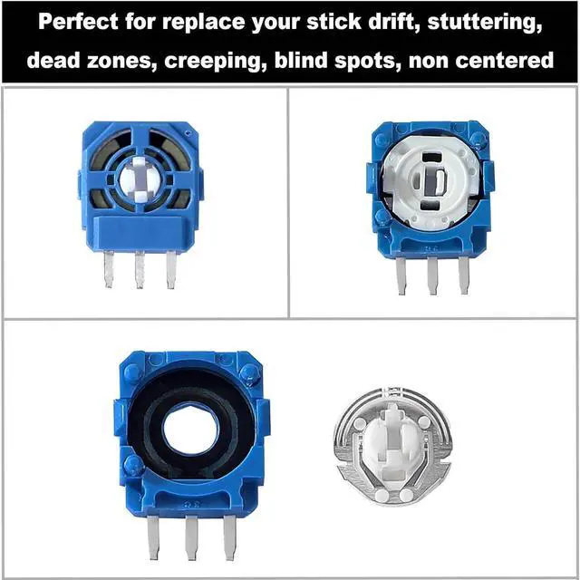 Alt view image 3 of 6 - BONAEVER 20pcs 2K3 Ohm Potentiometer Replacement for Dualsense PS5 Controller, Trim Pot Resistor Thumbstick Module Sensor for ALPS Analog Joystick