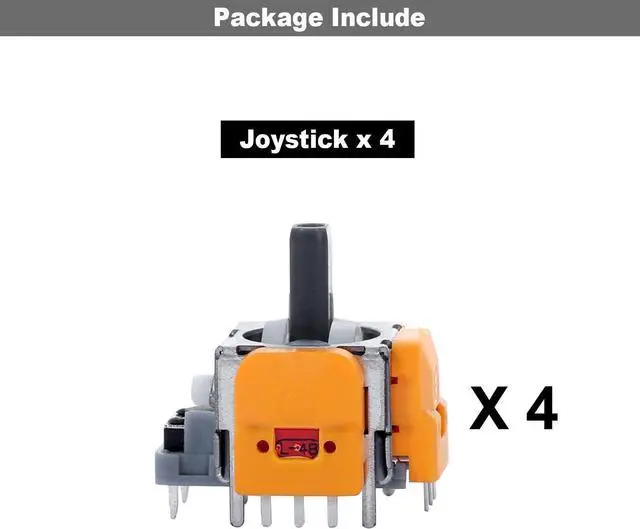 Alt view image 2 of 6 - BONAEVER 4pcs Hall-Effect Joysticks Replacement for DualSense PS5 Controller, 3D Analog Sensor Wheel Thumb Sticks Rocker Module Replacement for PlayStation 5 Controller