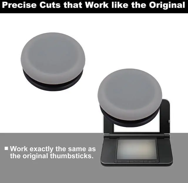 Alt view image 2 of 6 - BONAEVER 2Pcs Analog Stick Cap Replacement 3D Joystick Cover for 2DS 3DS 3DSXL 3DSLL New 3DS New 3DSXL New 3DSLL