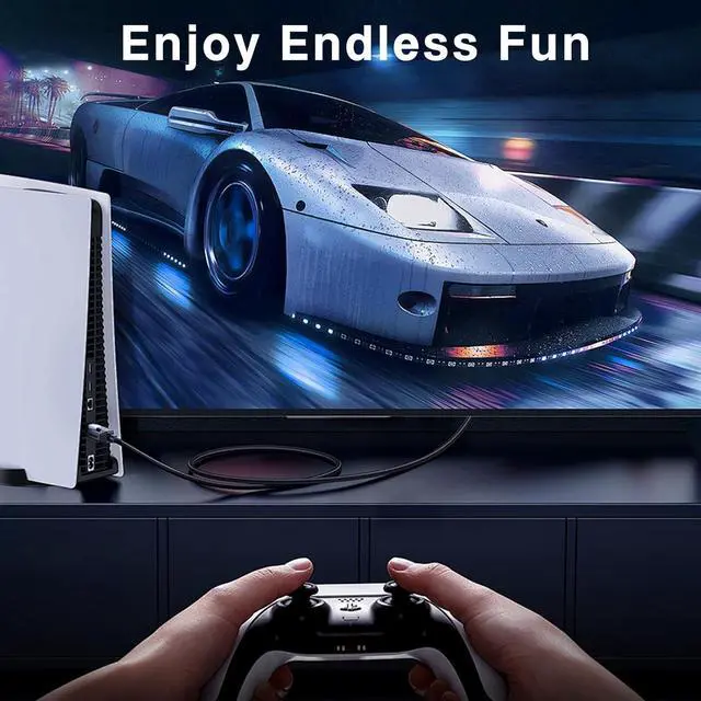 Alt view image 7 of 7 - BONAEVER 2X 3000mAh PS5 Controller External Battery Pack, PS5 Replacement Battery Extender for Sony PlayStation 5 DualSense LIP1708 CFI-ZCT1W Controller with USB-C Charging Cable