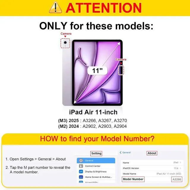 Alt view image 2 of 7 - WERLEO Case for iPad Air 11 inch M3 2025 / iPad Air 11 M2 2024 with Pencil Holder Heavy Duty Rugged Protective Cover with Kickstand Stylus Pen Blue