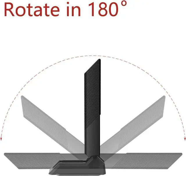 Alt view image 6 of 7 - BONAEVER External WiFi 6 6E Tri-Band Antenna 6GHz 5.8GHz 2.4GHz Magnetic Base Replacement Antenna for PC Desktop Computer Asus Rog Strix Gigabyte Aorus Gaming WiFi Motherboard Card, Slinkdsco