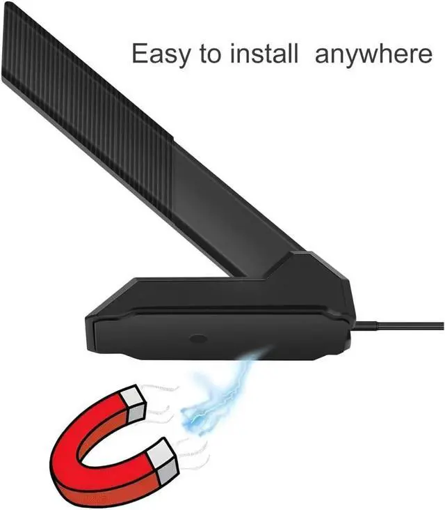 Alt view image 2 of 7 - BONAEVER External WiFi 6 6E Tri-Band Antenna 6GHz 5.8GHz 2.4GHz Magnetic Base Replacement Antenna for PC Desktop Computer Asus Rog Strix Gigabyte Aorus Gaming WiFi Motherboard Card, Slinkdsco