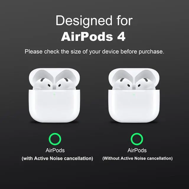 Alt view image 7 of 7 - BONAEVER for AirPods 4th Generation Case, Compatible with AirPods 4 Case (2024), Military-Grade Drop Protection, Comes with Cleaning Kit, Comes with Phone Holder Function