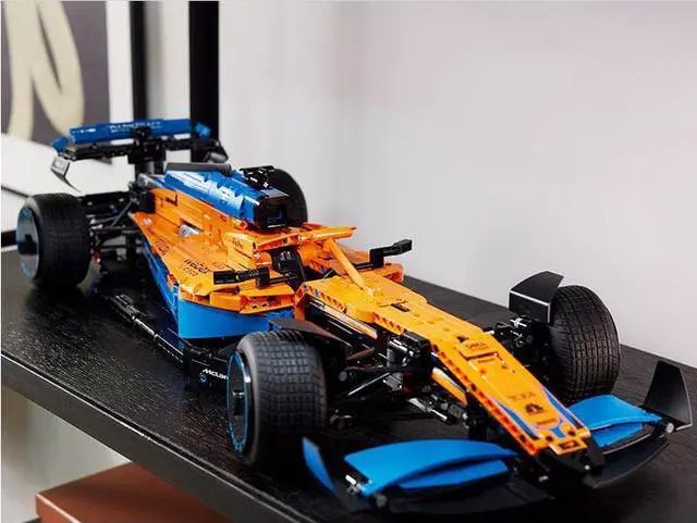 Alt view image 4 of 6 - Unbranded Technic McLaren Formula 1 Race Car Building Blocks Model for Adults
