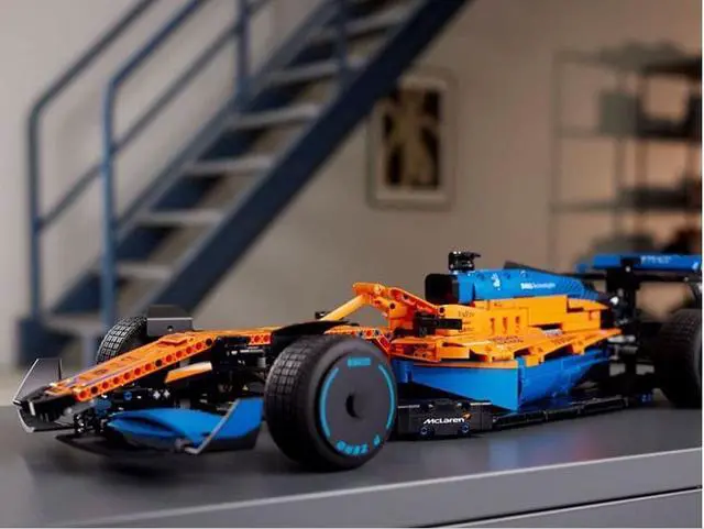 Alt view image 3 of 6 - Unbranded Technic McLaren Formula 1 Race Car Building Blocks Model for Adults
