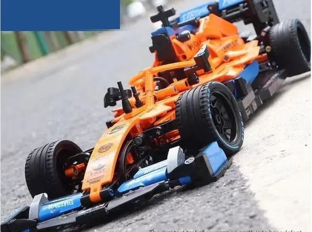 Alt view image 2 of 6 - Unbranded Technic McLaren Formula 1 Race Car Building Blocks Model for Adults
