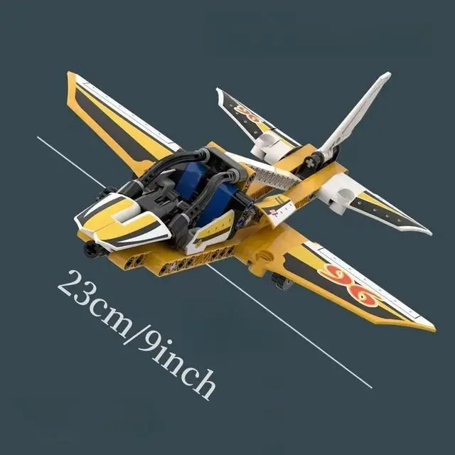 Alt view image 5 of 7 - TECHNIC Display Team Jet Building Kit Retractable Undercarriage No Original Box