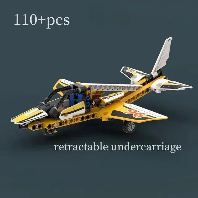 Alt view image 6 of 7 - TECHNIC Display Team Jet Building Kit Retractable Undercarriage No Original Box