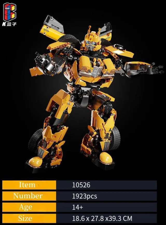 Alt view image 5 of 7 - Transforming Robot Building Toys Set Construction Blocks Kit 1923PCS