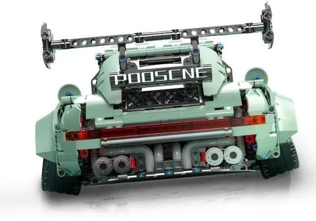 Alt view image 5 of 7 - Porsche 964 Model Car Building Kit Performance Race Car Building Blocks 2435PCS