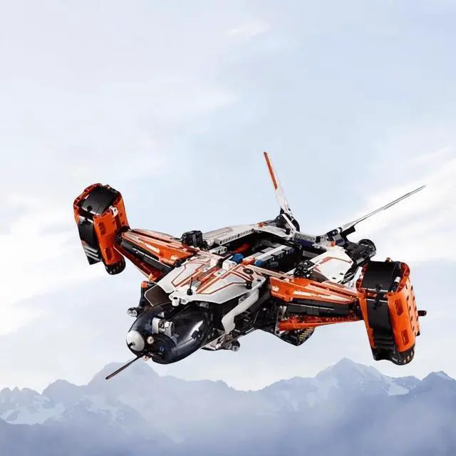 Alt view image 2 of 7 - Unbranded Space Theme Building Bloacks Playset Heavy Cargo Spaceship 1365 PCS
