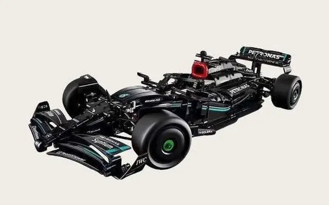 Alt view image 2 of 7 - Unbranded Mercedes-AMG F1 W14 E Performance Race Car Building Blocks 1642 PCS