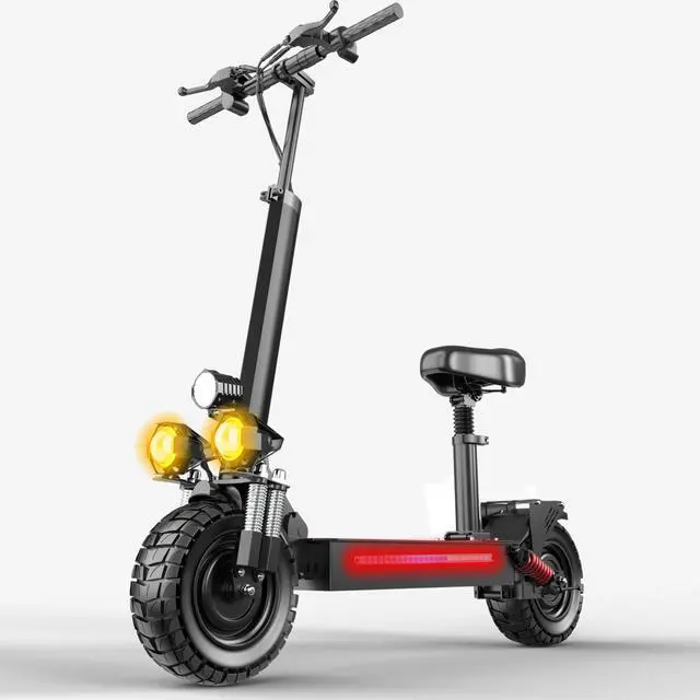 Main image of ES10 Electric Scooter for Adults with Seat 1500W Dual Motors,31MPH Speed,31Miles Range,11" Off Road Tires for Commuting