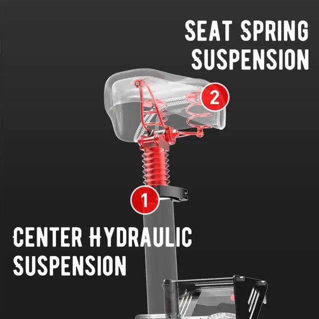 Alt view image 6 of 7 - ES10 Electric Scooter for Adults with Seat 1500W Dual Motors,31MPH Speed,31Miles Range,11" Off Road Tires for Commuting