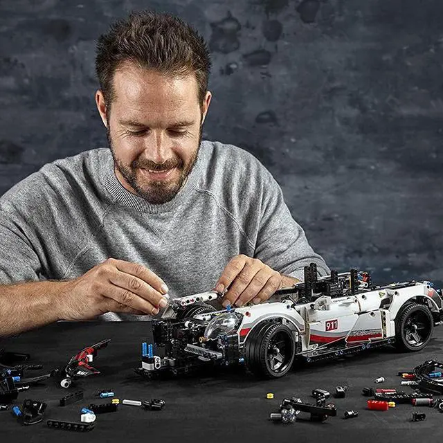 Alt view image 8 of 12 - Race Car Model Building Kit Advanced Replica Exclusive Collectible Gift for Kids