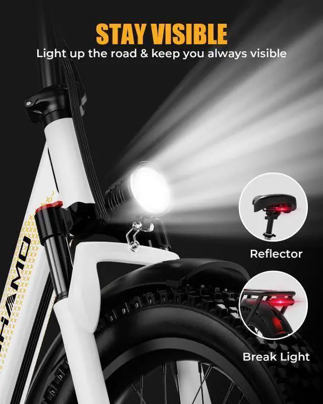 Alt view image 6 of 6 - SOHAMO S3 20'' Foldable Electric Bike Bicycle 28Mph 
48V 15Ah Removable Battery 40Miles