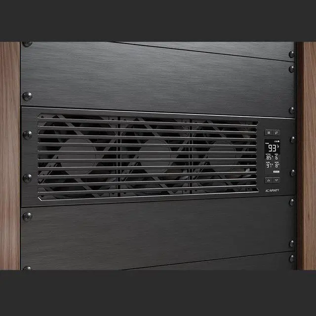 Alt view image 7 of 7 - CLOUDPLATE T9, Rack Mount Fan Panel 3U, Exhaust Airflow, for Cooling AV, Home Theater, Network 19 Racks