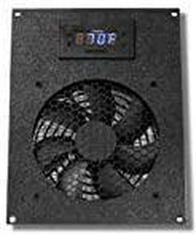 Main image of CG Cabcool1201 Deluxe single 120mm Fan Cooling unit with LED Thermal Control and Monitor