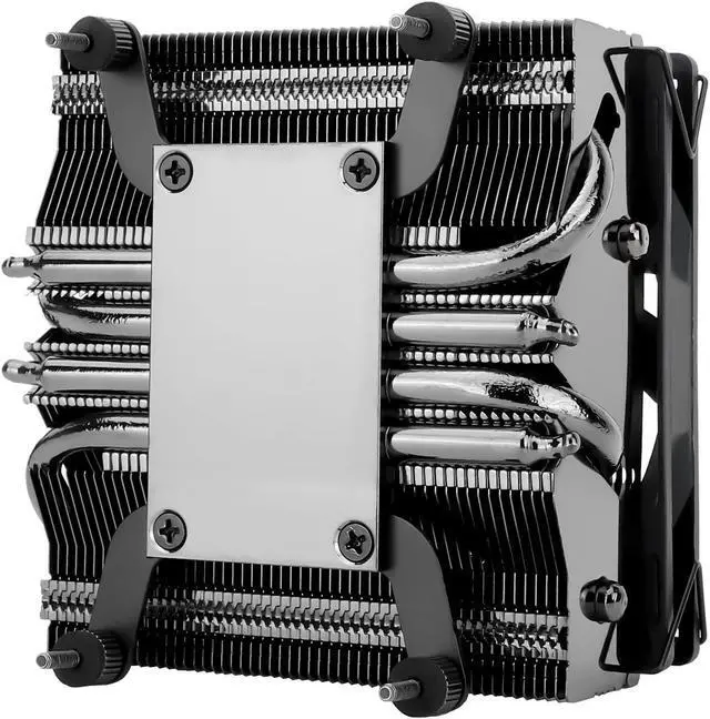 Alt view image 5 of 12 - Thermalright AXP90-X53 Black Low Profile CPU Air Cooler, 53mm Height, Black Nickel Plated, TL-9015B 92mm PWM Fan, for AMD AM4/Intel 115X/1200