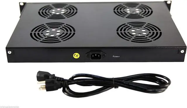 Main image of RAISING ELECTRONICS Rack Mount Digital Server Fan Cooling System with 4 Fans 1U, Welcome to consult