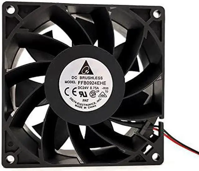 Main image of FFB0924EHE Delta 24V Fan, 24V 0.75A 9238 Inverter Ball Cooling Fan